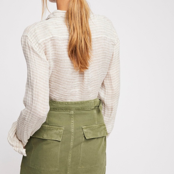 NWOT - Free People Star Stripe Wrap Top - SOLD OUT - Picture 2 of 2